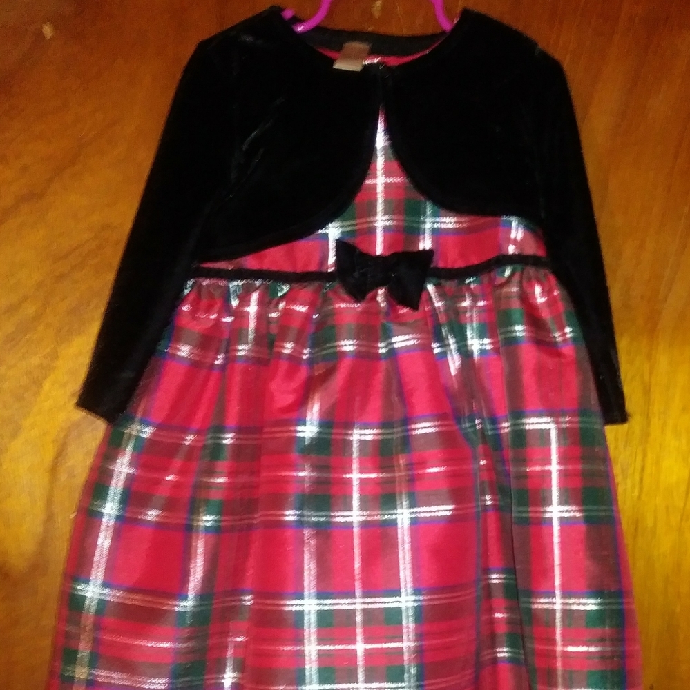 GEORGE Christmas Plaid Dress & Jacket (2pc.)
